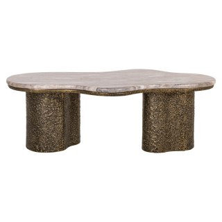 Richmond Interiors RICHMOND stolik kawowy ABANDOS antyczny mosiądz