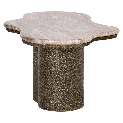 Richmond Interiors RICHMOND stolik kawowy ABANDOS antyczny mosiądz