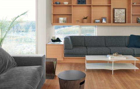 Produkt wycofany UMBRA stolik WOODROW czarny - orzech