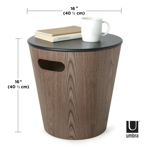 Produkt wycofany UMBRA stolik WOODROW czarny - orzech