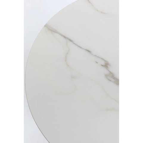 Kare Design KARE stolik NUBE TULIP 45 biało-złoty