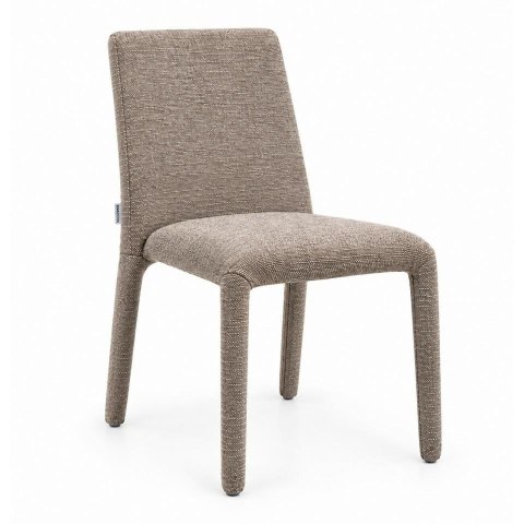 King Home Zestaw 2 krzeseł ALYA brązowy / taupe