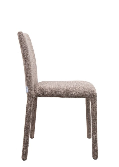 King Home Zestaw 2 krzeseł ALYA brązowy / taupe