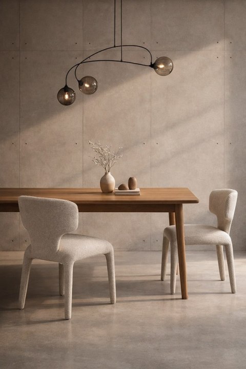 King Home Zestaw 4 krzeseł APULIA beżowy