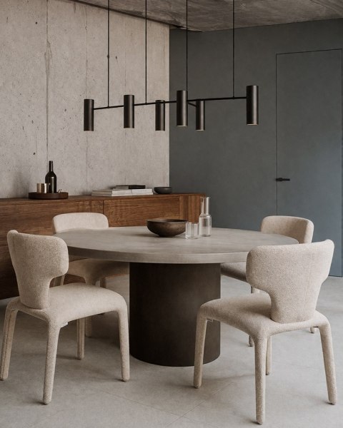King Home Zestaw 4 krzeseł APULIA beżowy