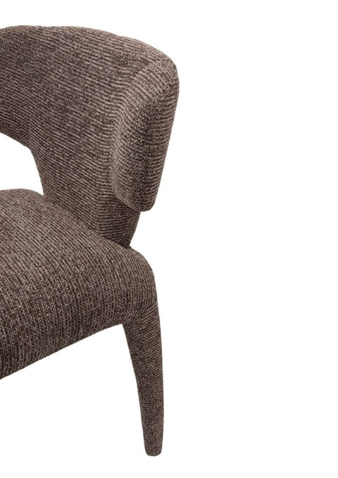 King Home Zestaw 6 krzeseł APULIA brązowy / taupe