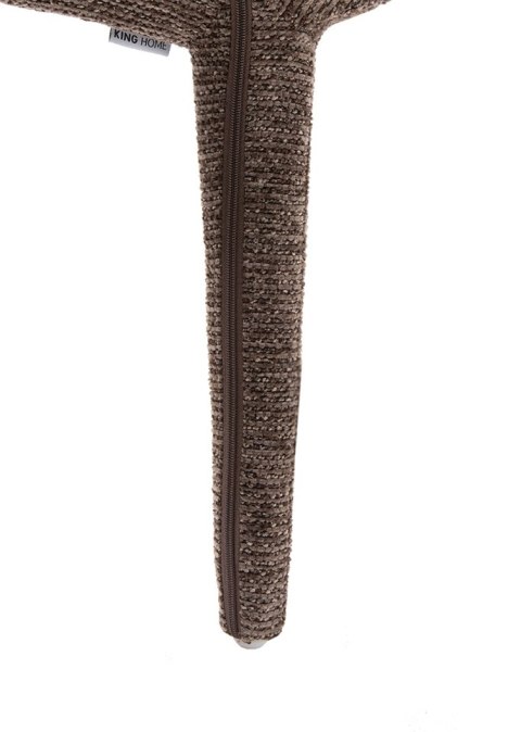 King Home Zestaw 6 krzeseł APULIA brązowy / taupe