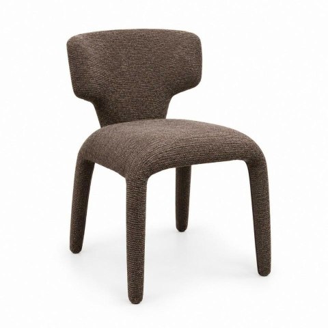 King Home Zestaw 6 krzeseł APULIA brązowy / taupe