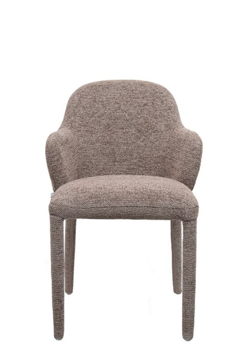 King Home Zestaw 2 krzeseł AKIRA brązowy / taupe