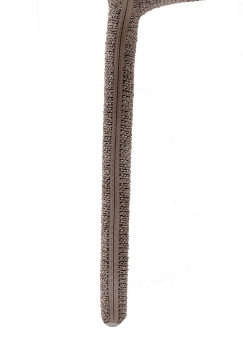 King Home Zestaw 2 krzeseł ALYA brązowy / taupe
