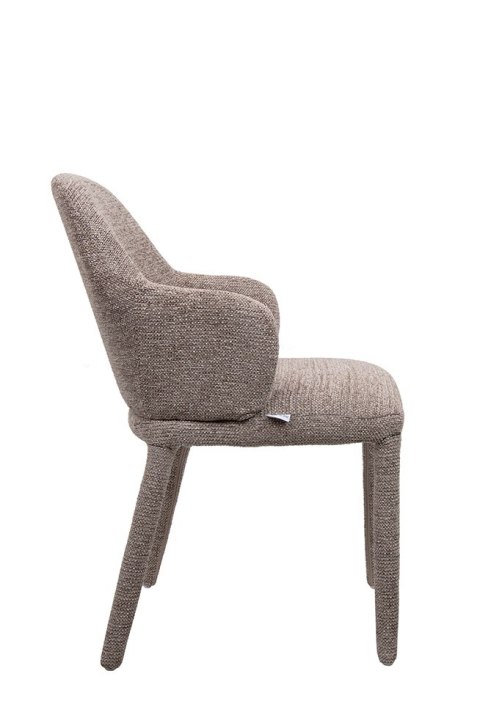 King Home Zestaw 4 krzeseł AKIRA brązowy / taupe