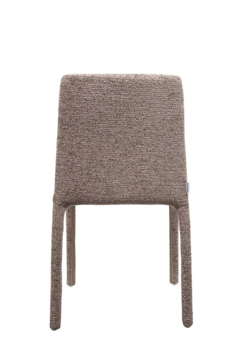 King Home Zestaw 4 krzeseł ALYA brązowy / taupe