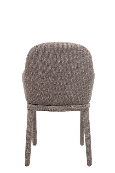 King Home Zestaw 6 krzeseł AKIRA brązowy / taupe