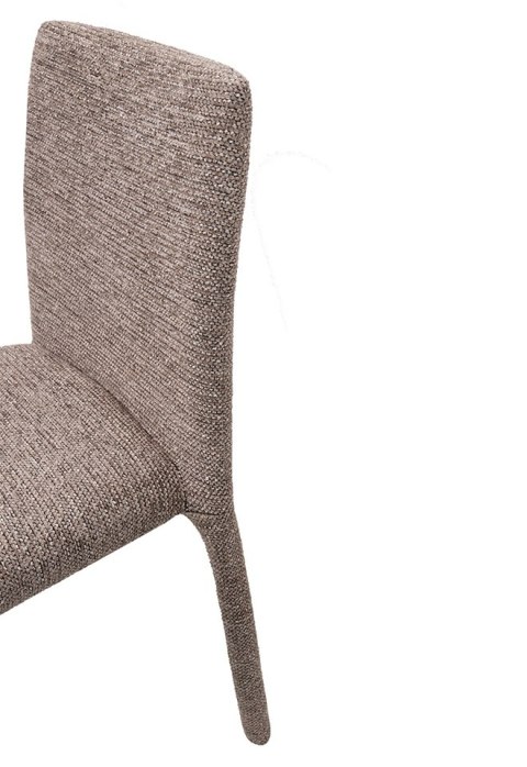 King Home Zestaw 6 krzeseł ALYA brązowy / taupe