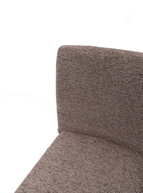 King Home Zestaw 6 krzeseł ALYA brązowy / taupe