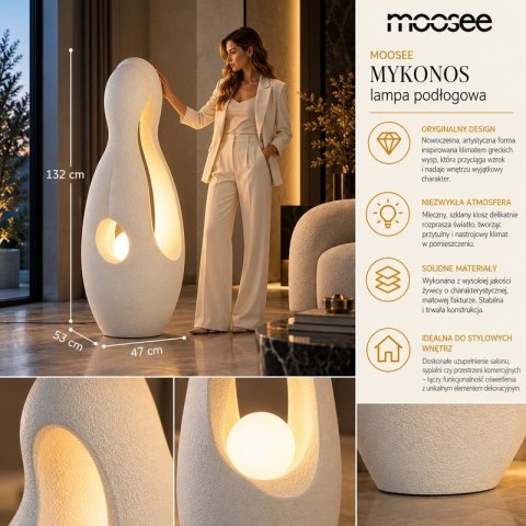 Moosee MOOSEE lampa podłogowa MYKONOS