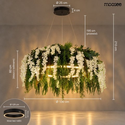 Moosee MOOSEE lampa wisząca GARDENS WISTERIA 120