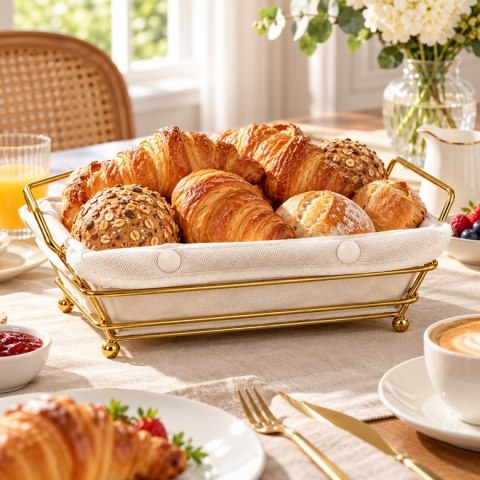 SHP Koszyk na pieczywo SHP BREADY złoty