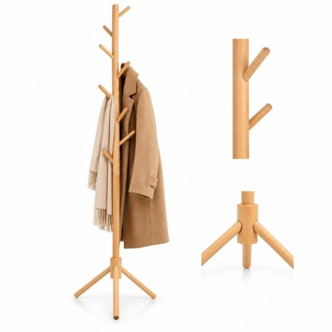 Modesto Design MODESTO wieszak stojący STICK naturalny - drewno bukowe
