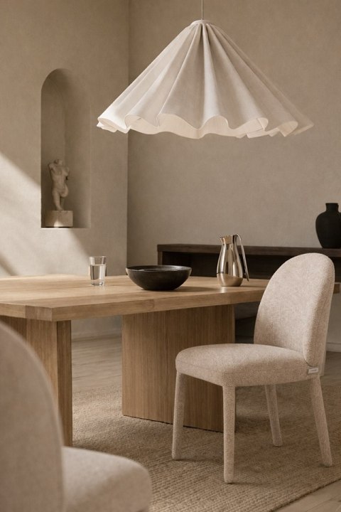 King Home Zestaw 4 krzeseł TUYA beżowy
