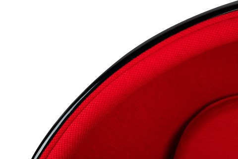 Fotel BALL BLACK czerwony - włókno szklane, metal