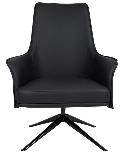 Fotel VICTOR czarny - PU, metal