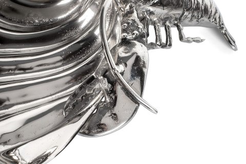 Kare Design KARE chłodziarka na napoje / patera LOBSTER srebrna