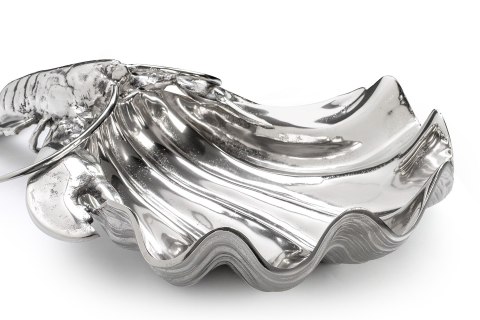 Kare Design KARE chłodziarka na napoje / patera LOBSTER srebrna