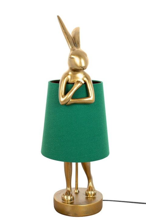Kare Design KARE lampa stołowa RABBIT 68 cm złota / zielona