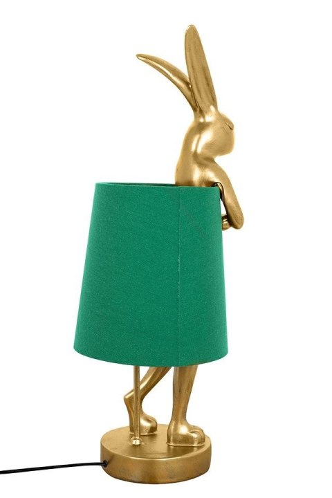 Kare Design KARE lampa stołowa RABBIT 68 cm złota / zielona