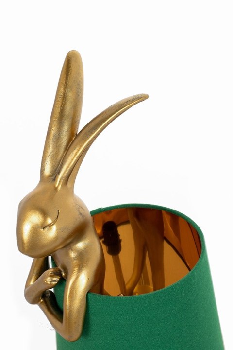 Kare Design KARE lampa stołowa RABBIT 68 cm złota / zielona