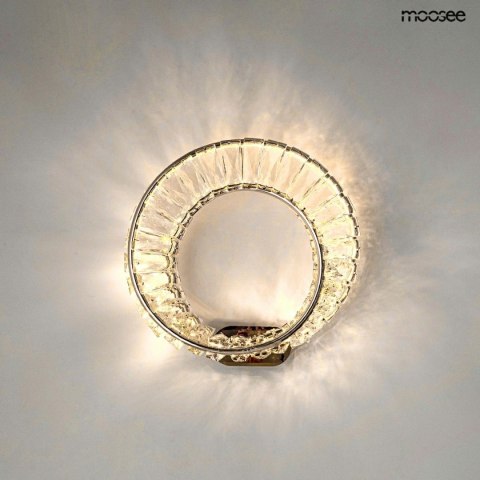 Moosee MOOSEE lampa ścienna WAVE chrom