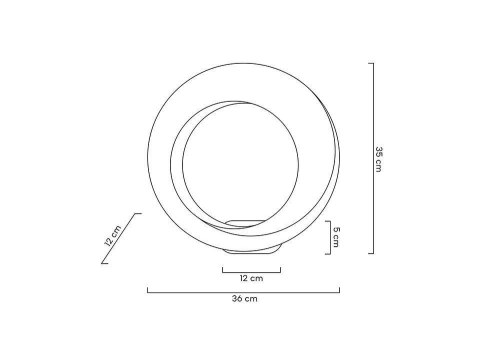 Moosee MOOSEE lampa ścienna WAVE chrom