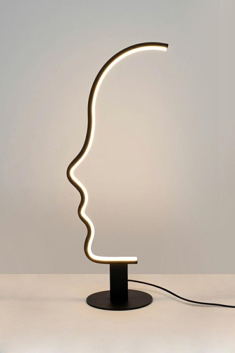 Moosee MOOSEE lampa stołowa FACE TABLE czarna