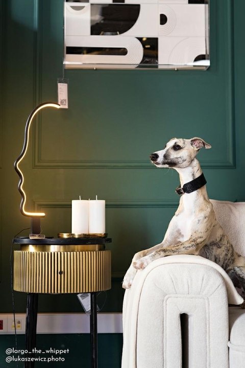 Moosee MOOSEE lampa stołowa FACE TABLE czarna