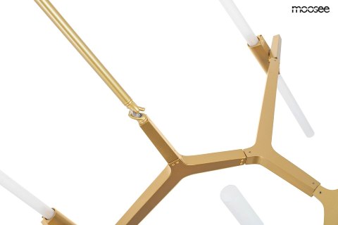 Moosee MOOSEE lampa wisząca CANDELABR 10 złota