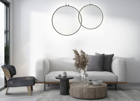 Moosee MOOSEE lampa wisząca CIRCULO 60 czarna