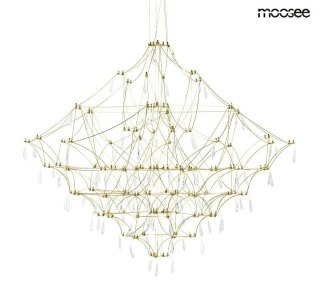 MOOSEE lampa wisząca CONSTELATION 120 GOLD - LED, stal szczotkowana