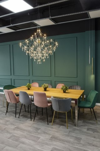 Moosee MOOSEE lampa wisząca CONSTELATION 120 GOLD - LED, stal szczotkowana