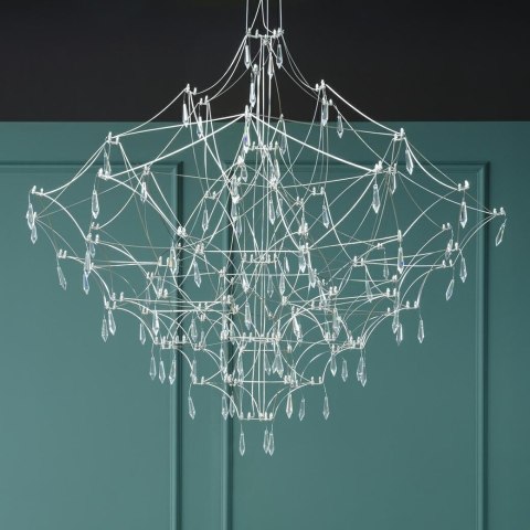 Moosee MOOSEE lampa wisząca CONSTELATION 77 GOLD - LED, stal szczotkowana