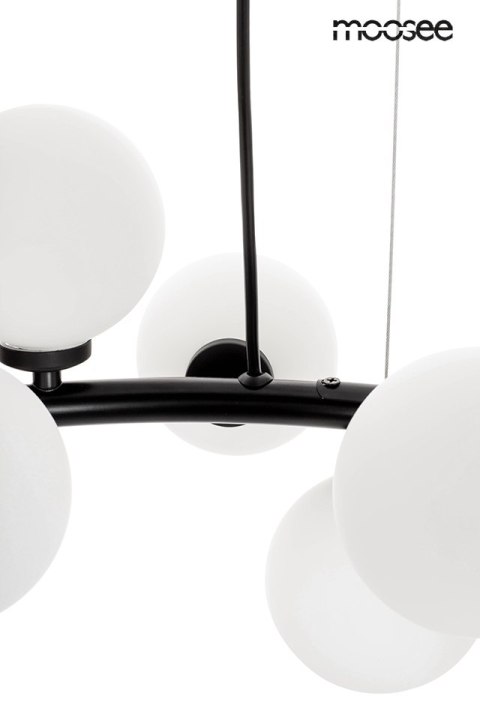 Moosee MOOSEE lampa wisząca COSMO 72 czarna