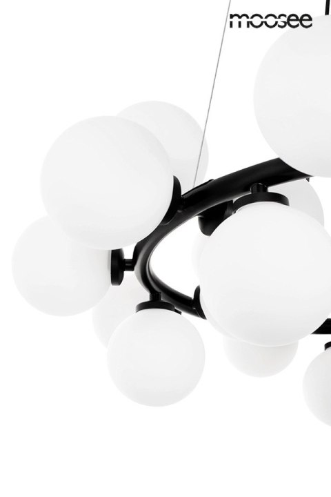 Moosee MOOSEE lampa wisząca COSMO 72 czarna