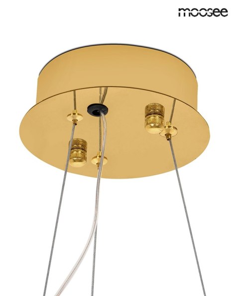 Moosee MOOSEE lampa wisząca FLORENS 120 złota