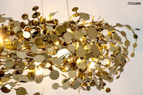 Moosee MOOSEE lampa wisząca MONETE 80 złota