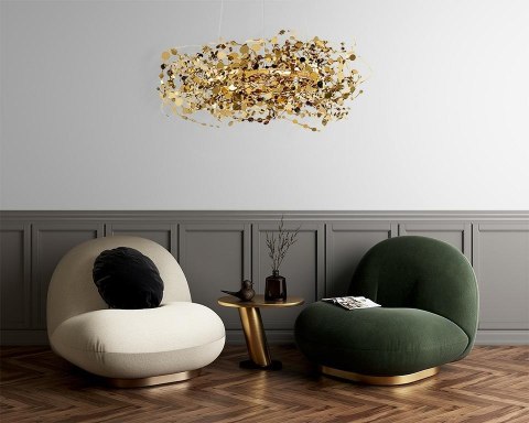 Moosee MOOSEE lampa wisząca MONETE 80 złota