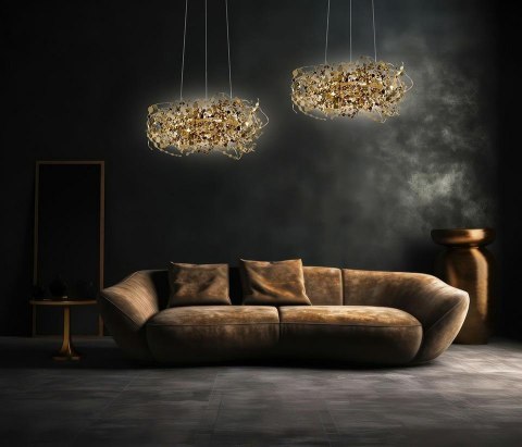 Moosee MOOSEE lampa wisząca MONETE 80 złota