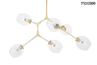 Moosee MOOSEE lampa wisząca SPLIT 6 złota