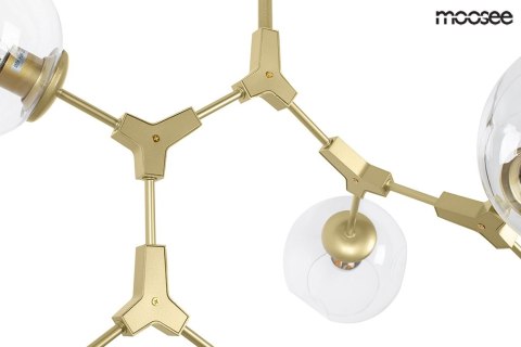 Moosee MOOSEE lampa wisząca SPLIT 6 złota
