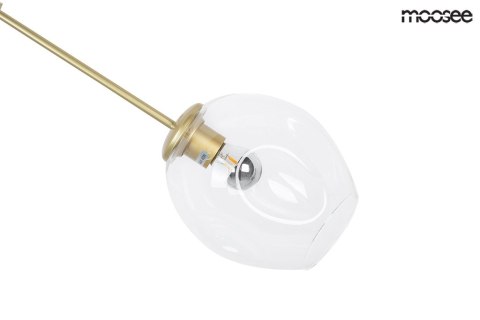 Moosee MOOSEE lampa wisząca SPLIT 6 złota