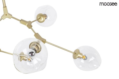 Moosee MOOSEE lampa wisząca SPLIT 6 złota